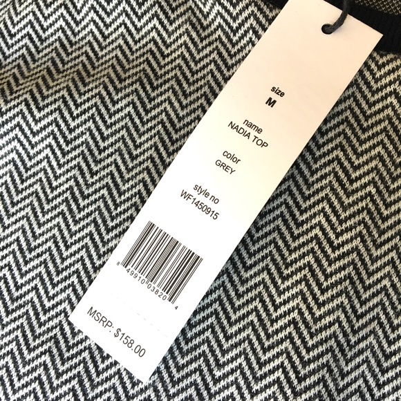 🖤NWT🖤 W118 by Walter Baker Black & White Top - Picture 7 of 8